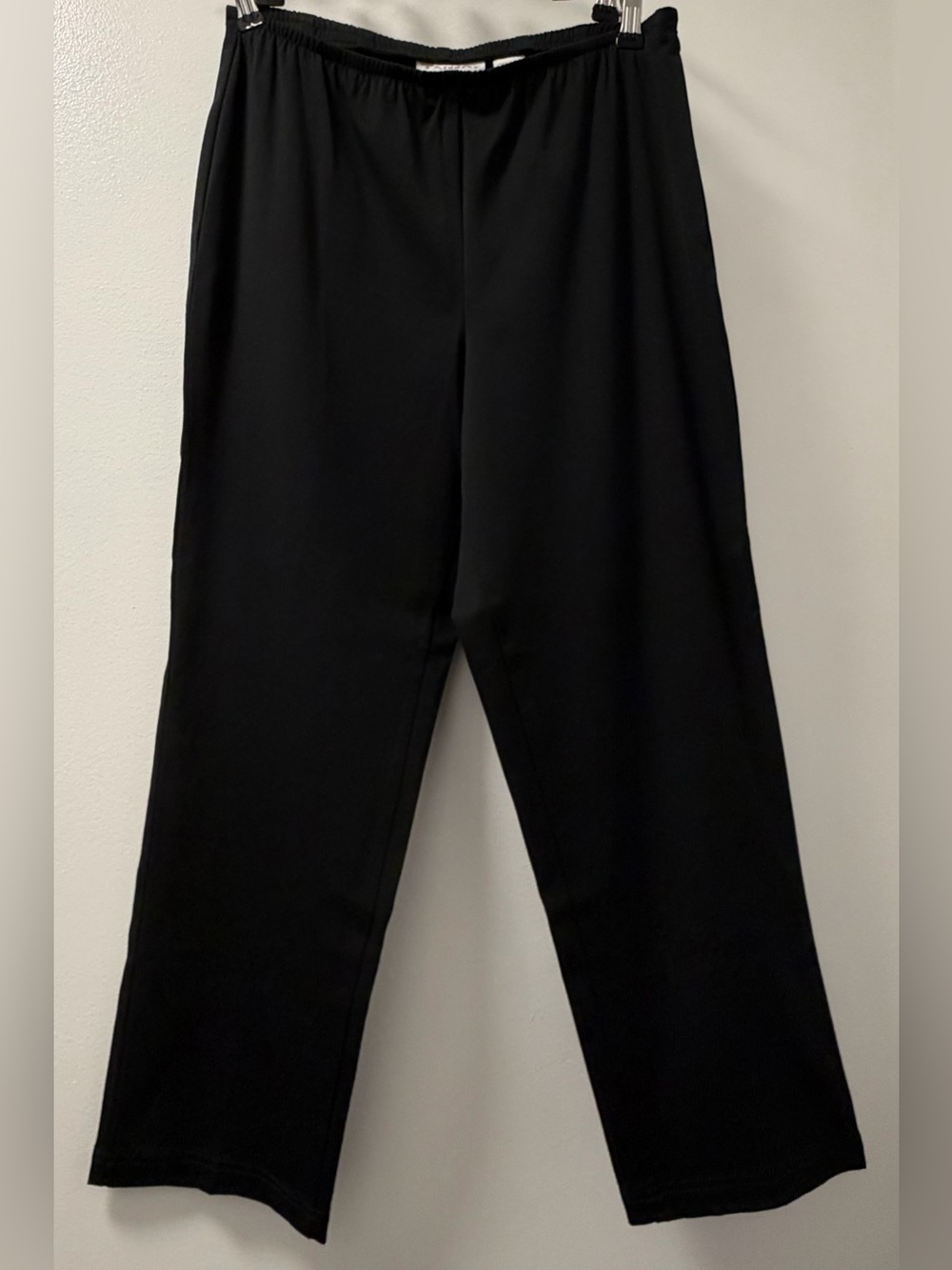 Tan Jay Petites Black Stretch Side-Zip Pants Size 12P